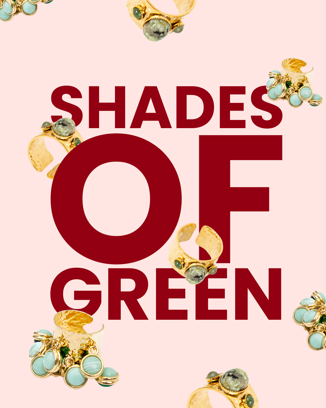 Mix shades of green