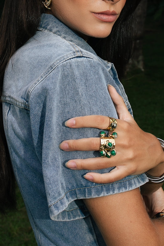 Mix shades of green