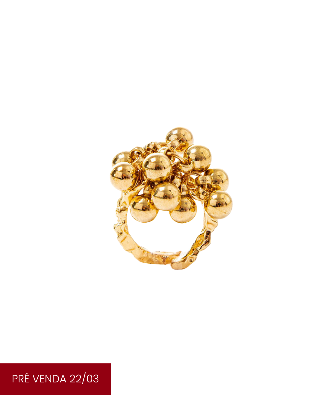 Anel Tamarindo dourado